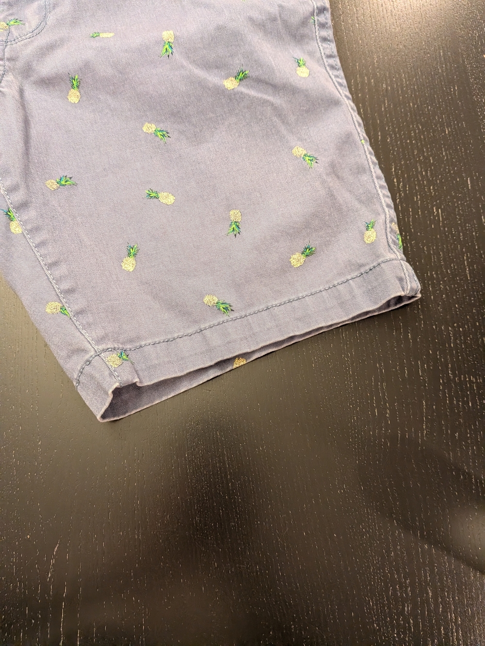 Arizona Jean Company Lavender Embroidered Pineapple Shorts - Picture 5 of 9